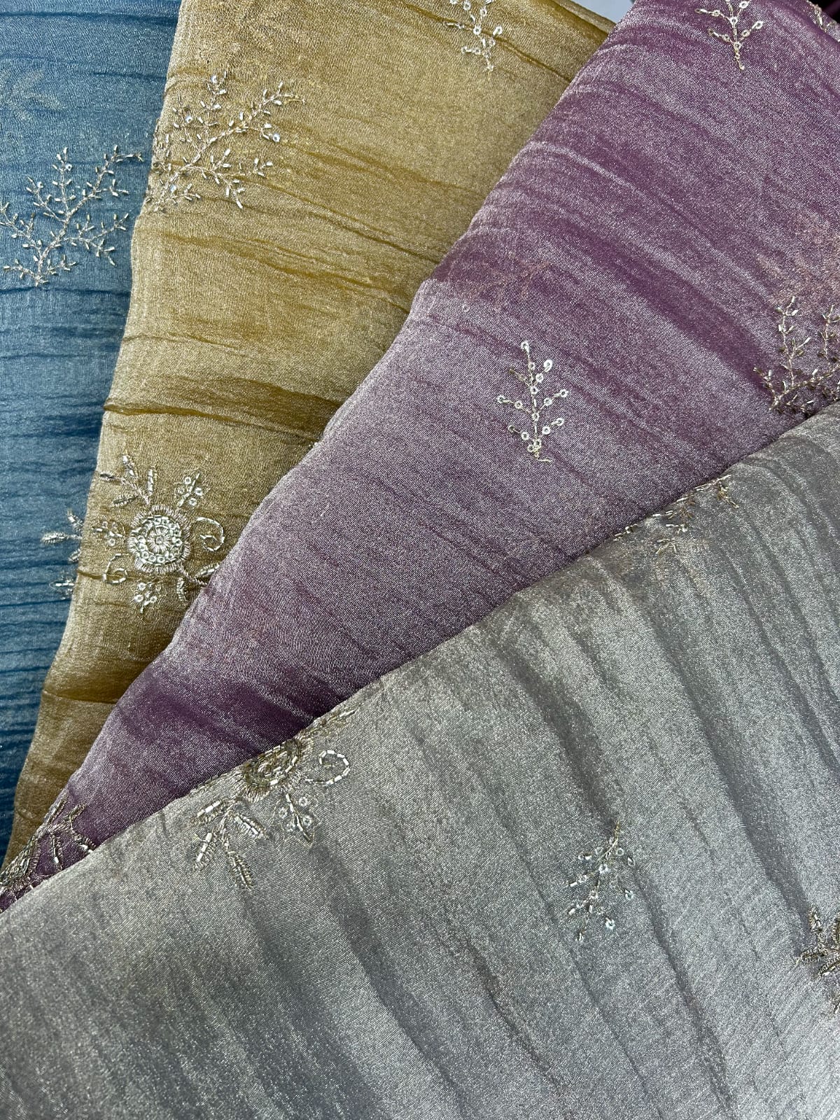 Fabric collection displayed at rupam Fabrics in Coimbatore